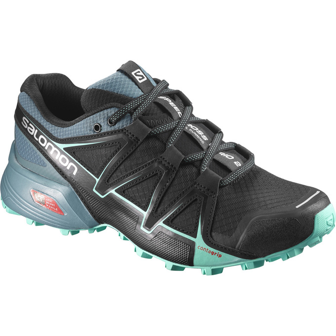 Salomon Trail Løbesko Dame Sort - SPEEDCROSS VARIO 2 W (GEZQU-6350)